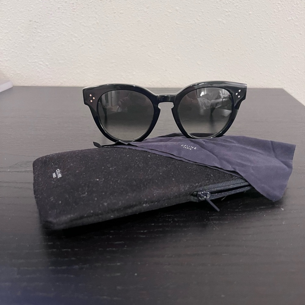Celine black oversized sunglasses